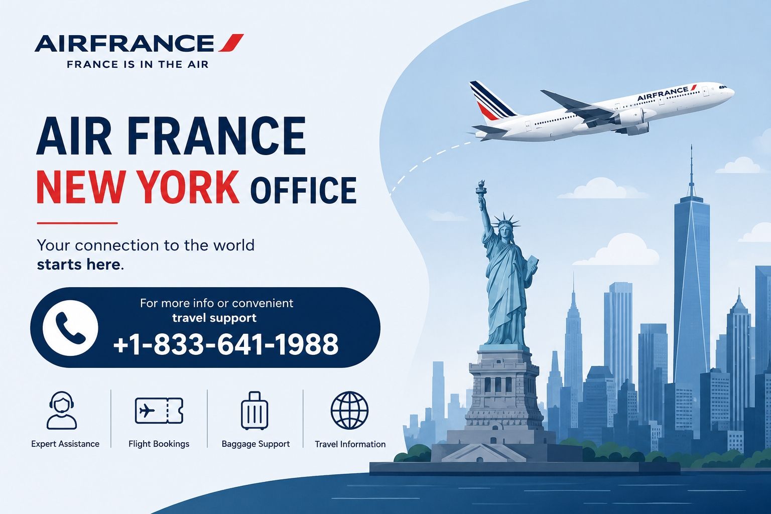 Air France New York Office +1-833(641)1988