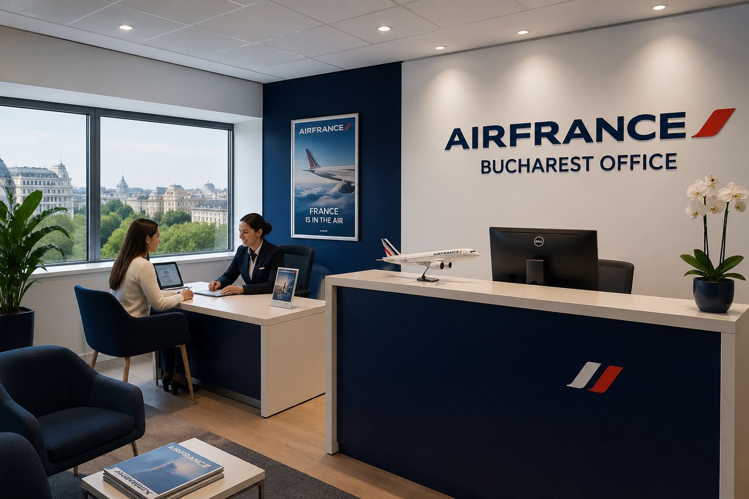 Air France Bucharest Office +1-833-641-1988
